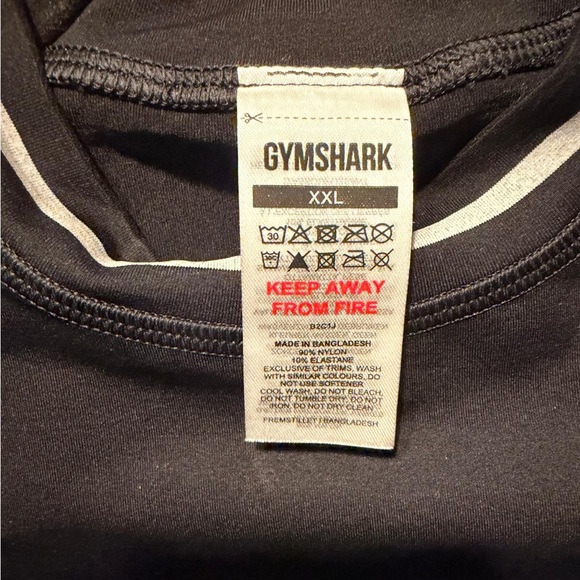 Gymshark Charcoal Tee XXL - Picture 1 of 3